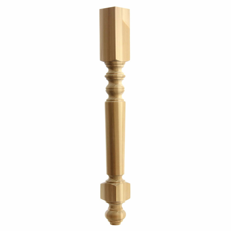 Turned Leg - Style 106 - 34.5"H - Species:Poplar
